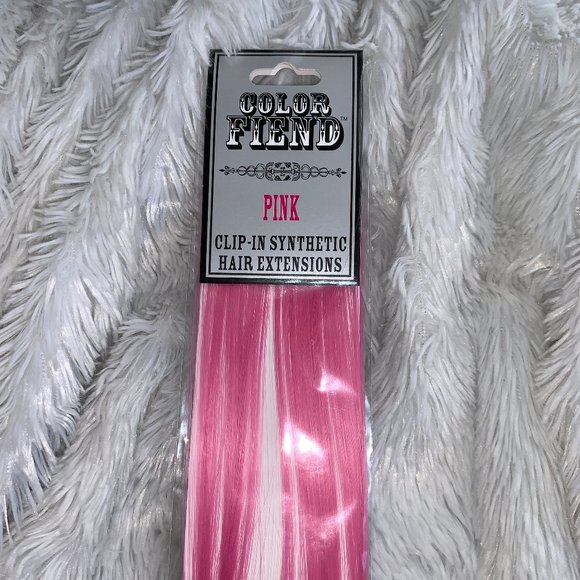 Three Pink Hot Topic Hair Extensions - Picture 2 of 3